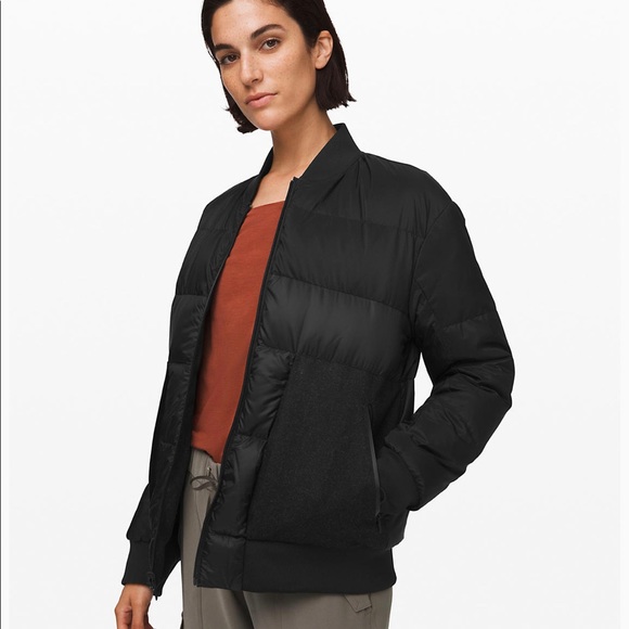 lululemon athletica Jackets & Blazers - Lululemon REVERSIBLE Roam Far Wool Bomber